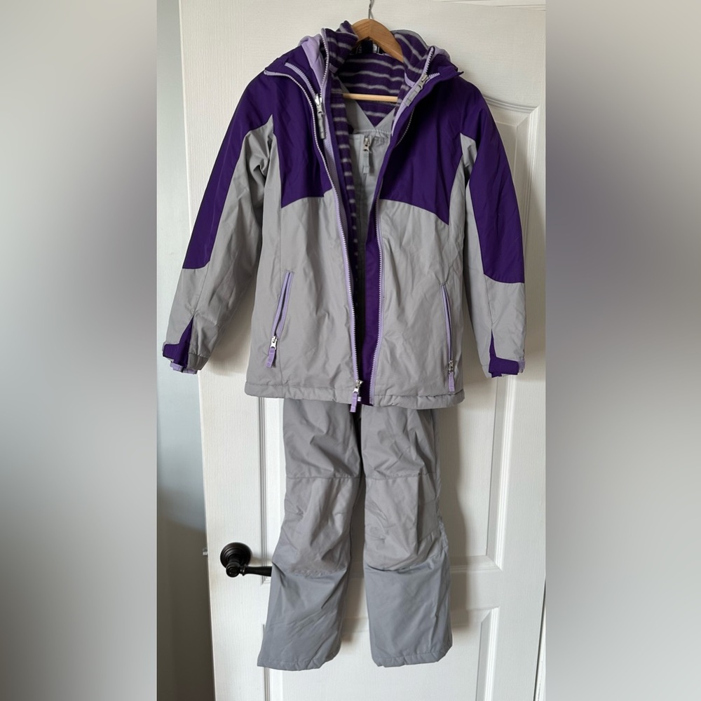 Land’s End Snow Squall Bib and Snow Jacket Set